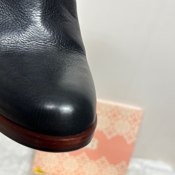 Gianni Bini Black and Brown Leather Ankle Booties - Picture 5 of 12